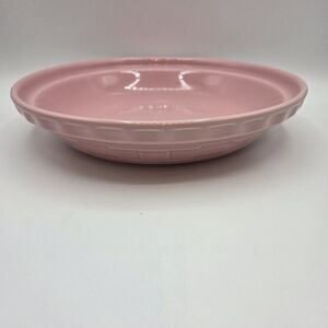 Longaberger Grandma Bonnie's Pink Horizon of Hope Pie Plate NIB